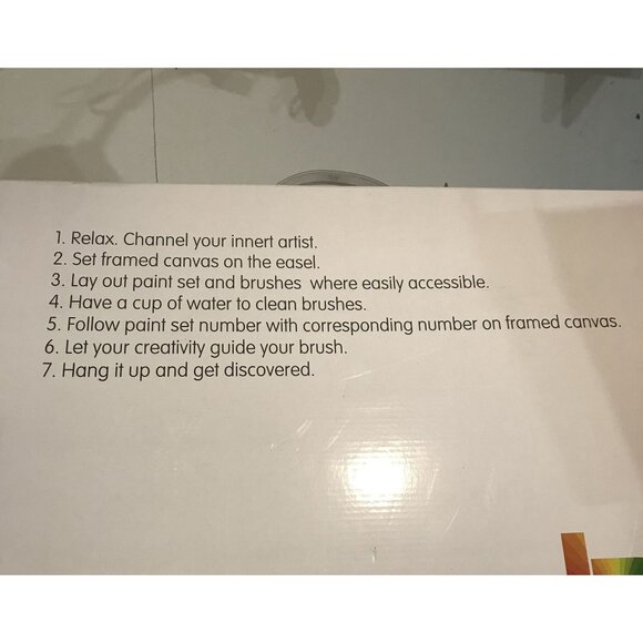 Ledgebay 16" X 20" Framed Paint By Numbers Kit - Country Sunshine with Easel - Picture 6 of 8